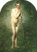 Ernst Josephson Staende naken yngling Sweden oil painting artist
